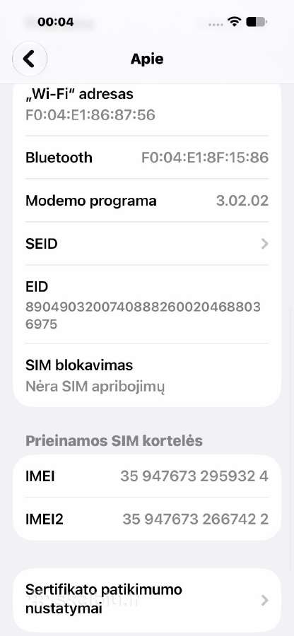 Phone 16 Pro Max,256gb.,garantija,idealus,titanium - nuotraukos Nr. 11