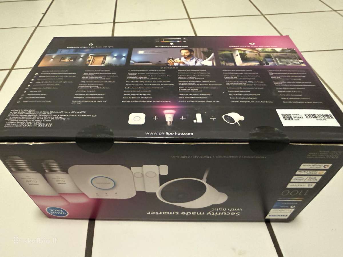 Philips Hue Secure Starter-set Naujas neispakuota - nuotraukos Nr. 2