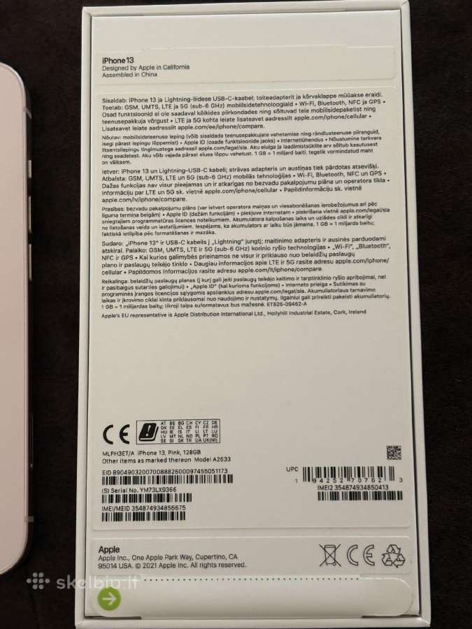 iPhone 13 (idealios būklės) - nuotraukos Nr. 4