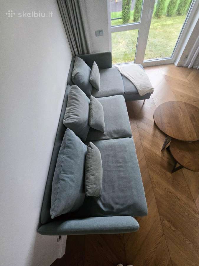 Ikea sofa šviesiai zalia - nuotraukos Nr. 4