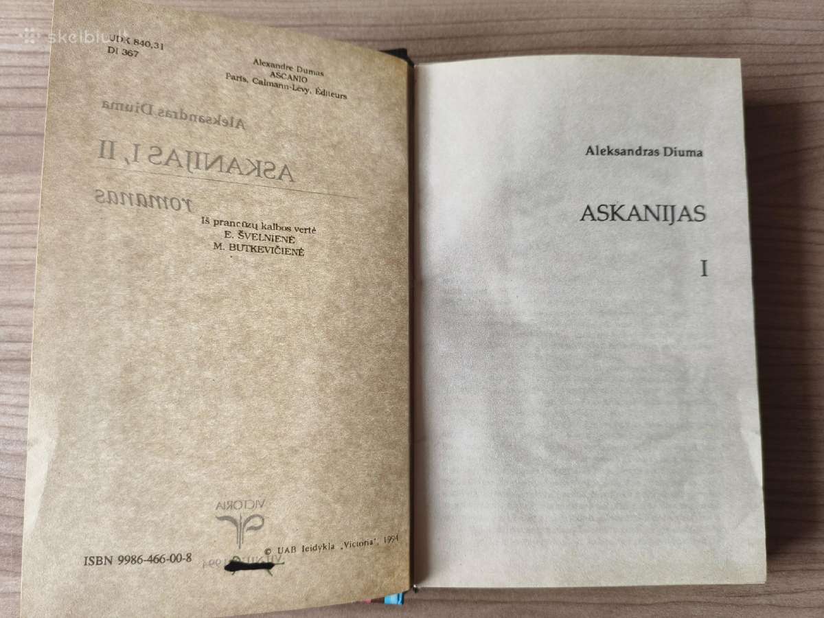 Aleksandras Diuma "Askanijas (2 dalys)" - nuotraukos Nr. 6