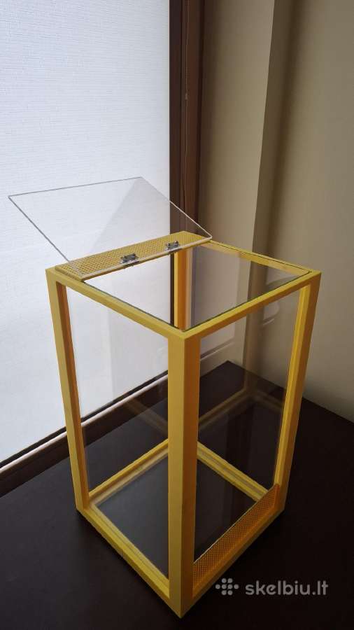 Terariumas 25x25x45cm (geltonas) - nuotraukos Nr. 4