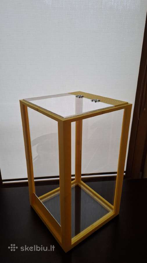 Terariumas 25x25x45cm (geltonas) - nuotraukos Nr. 6