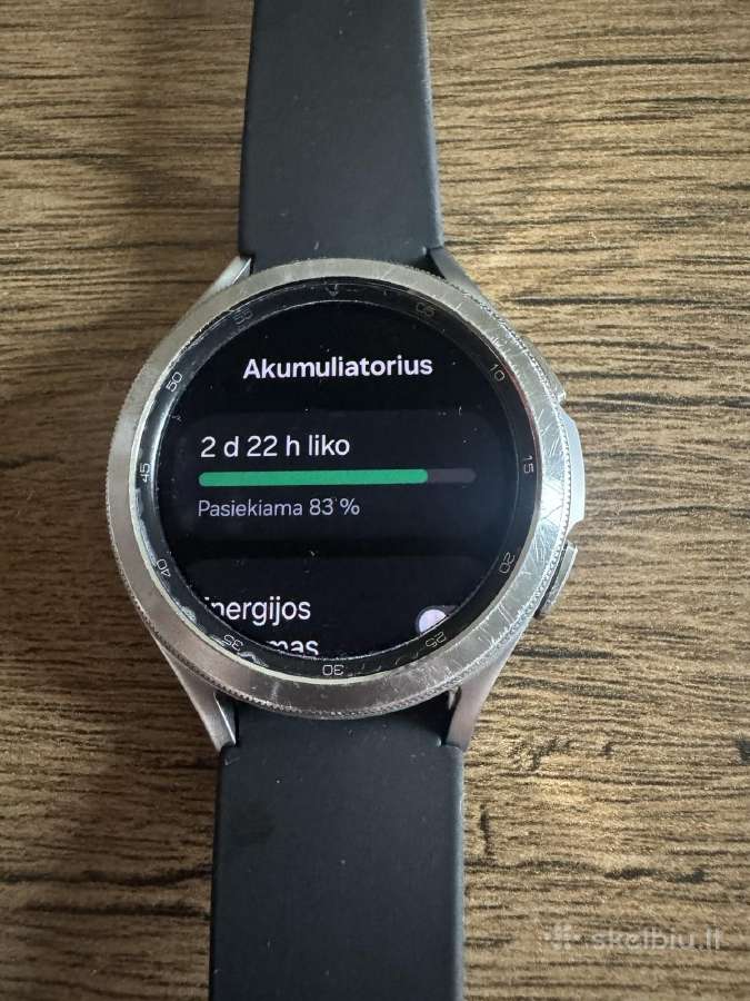 Samsung Galaxy Watch 4 Classic 46mm, sidabrinis - nuotraukos Nr. 6