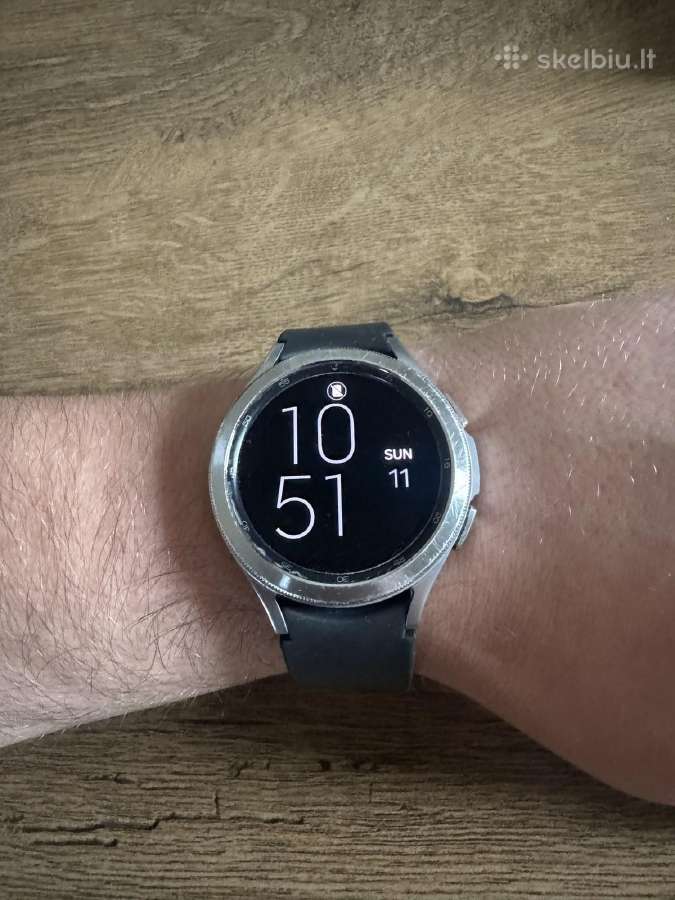 Samsung Galaxy Watch 4 Classic 46mm, sidabrinis - nuotraukos Nr. 3