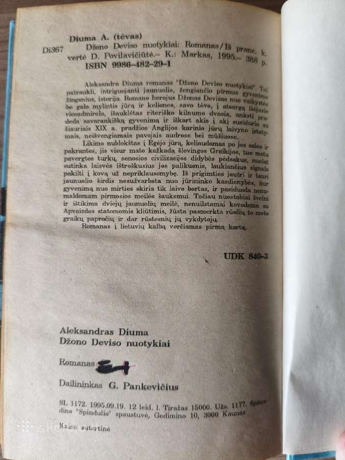 Aleksandras Diuma "Džono Deviso nuotykiai" - nuotraukos Nr. 10