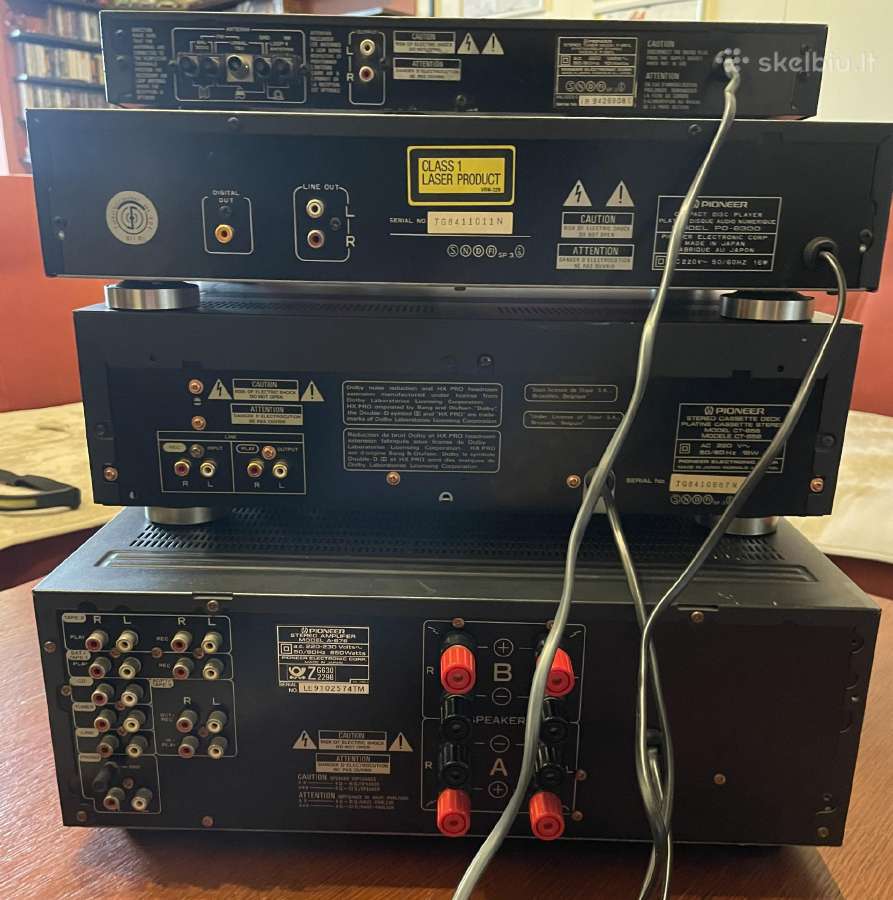 Set:pioneer A-676,ct-656,pd-6300,f-551l - nuotraukos Nr. 2