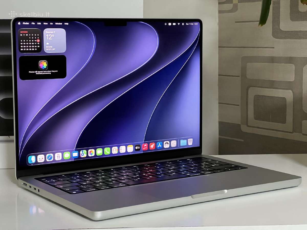 Parduodamas MacBook Pro 14 su M4 Pro, 24gb/512gb. - nuotraukos Nr. 2
