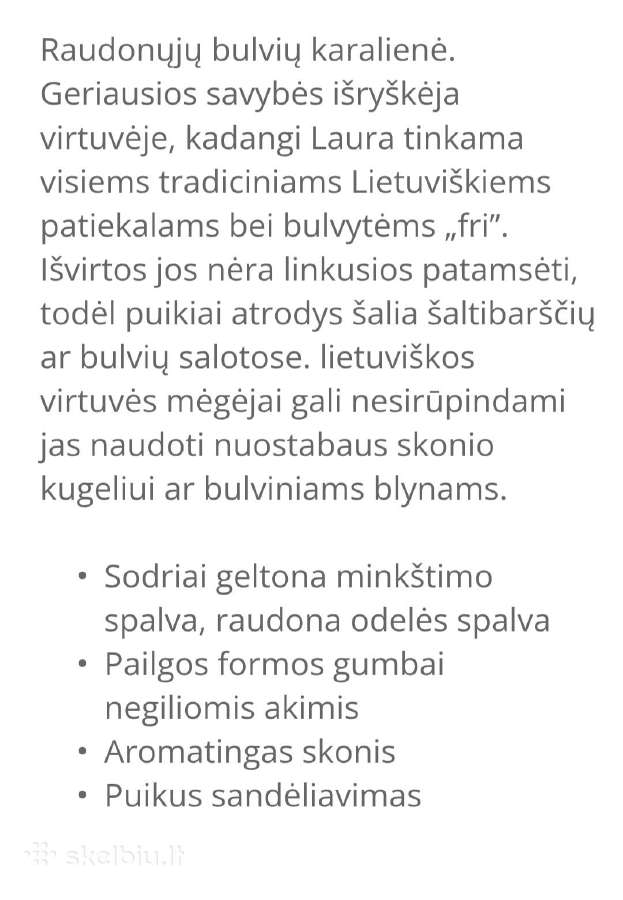 Ekologiškai augintos bulvės Jelly ir Laura - nuotraukos Nr. 2