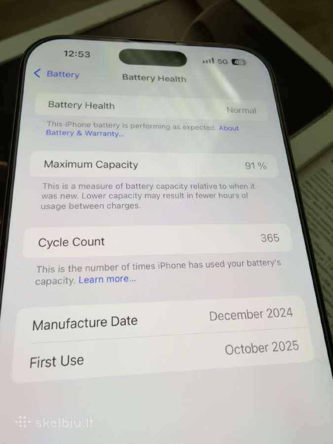iPhone 16 pro Max 256gb - nuotraukos Nr. 3