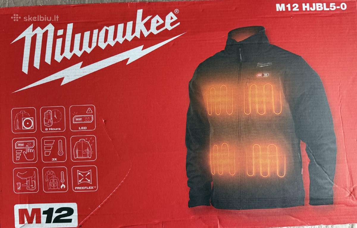 Milwaukee šildoma striukė M12 Hjbl5 - nuotraukos Nr. 5