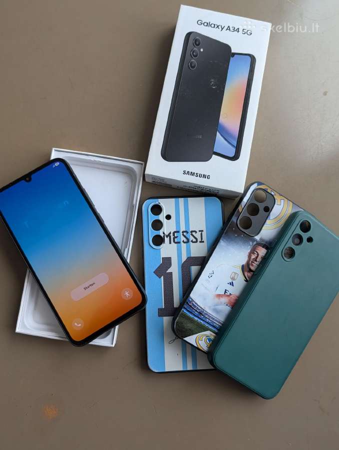 Samsung A34 5G juodas 128gb - nuotraukos Nr. 3