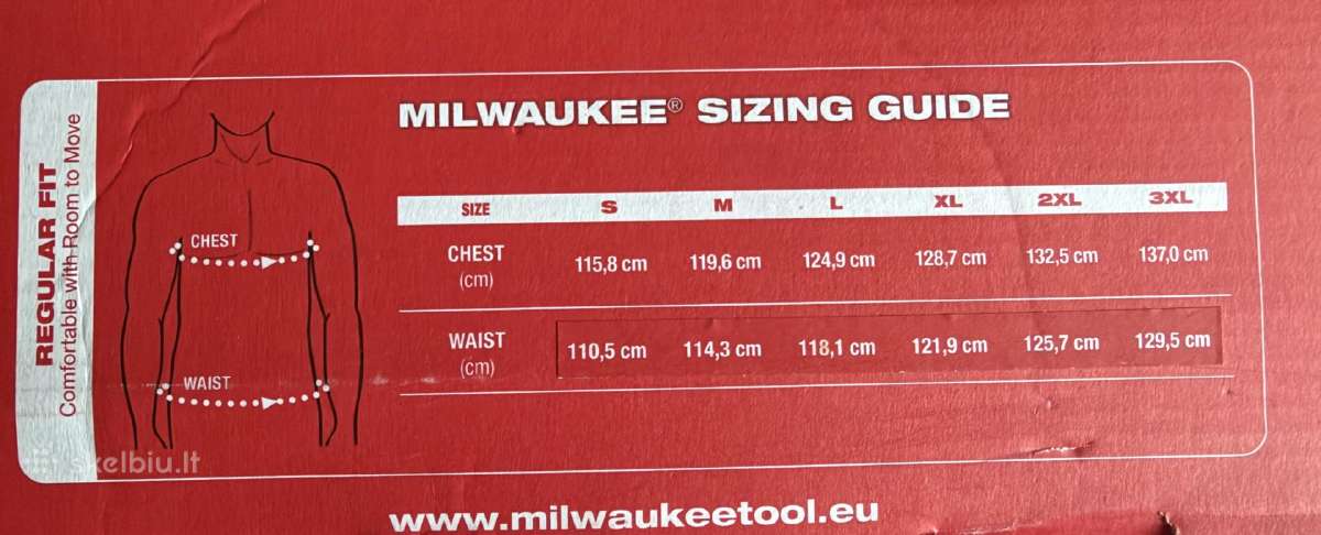 Milwaukee šildoma striukė juoda XXL M12 Hjbl5 - nuotraukos Nr. 6