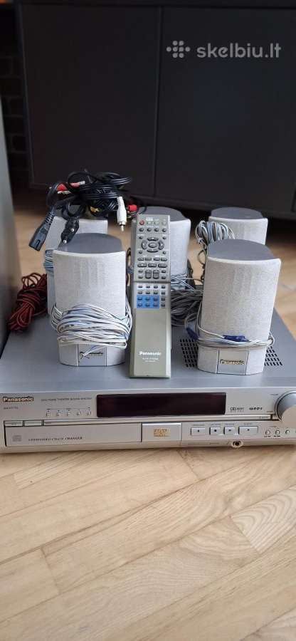 Parduodu veikiančią namų kino sistemą Panasonic - nuotraukos Nr. 2