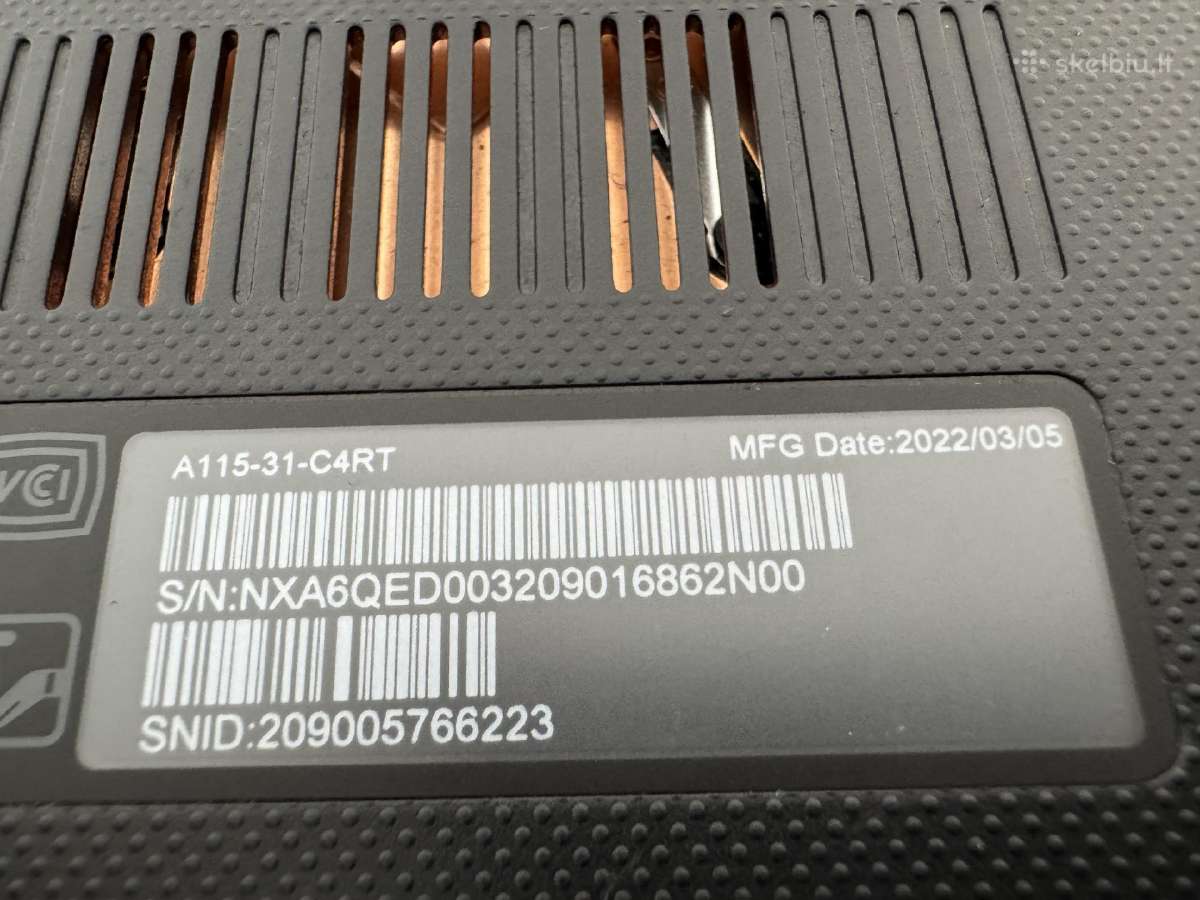 Acer A115-31 - nuotraukos Nr. 4