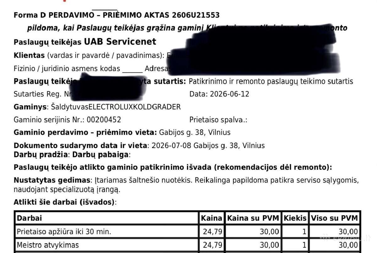 Įmontuojamas Koldgrader Ikea/elektrolux šaldytuvas - nuotraukos Nr. 5