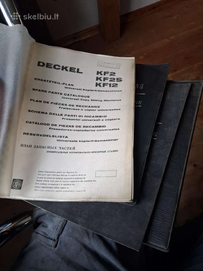 Universalios frezavimo-kopijavimo staklės Dekel Kf - nuotraukos Nr. 2