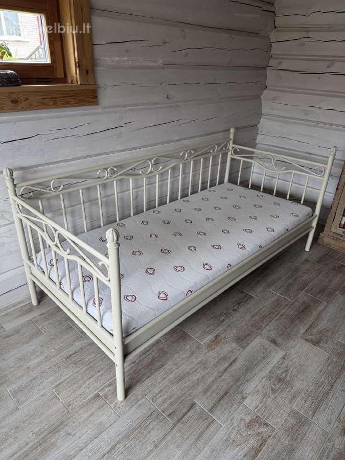 Parduodama viengulė lova su Lonas čiužiniu - nuotraukos Nr. 2