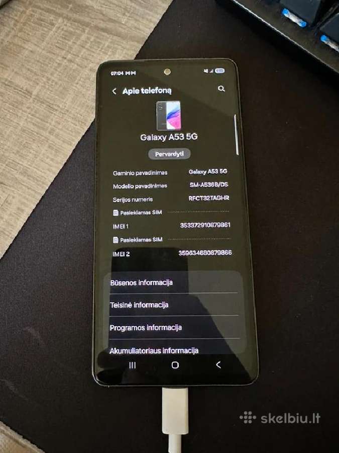 Samsung A53 - nuotraukos Nr. 7
