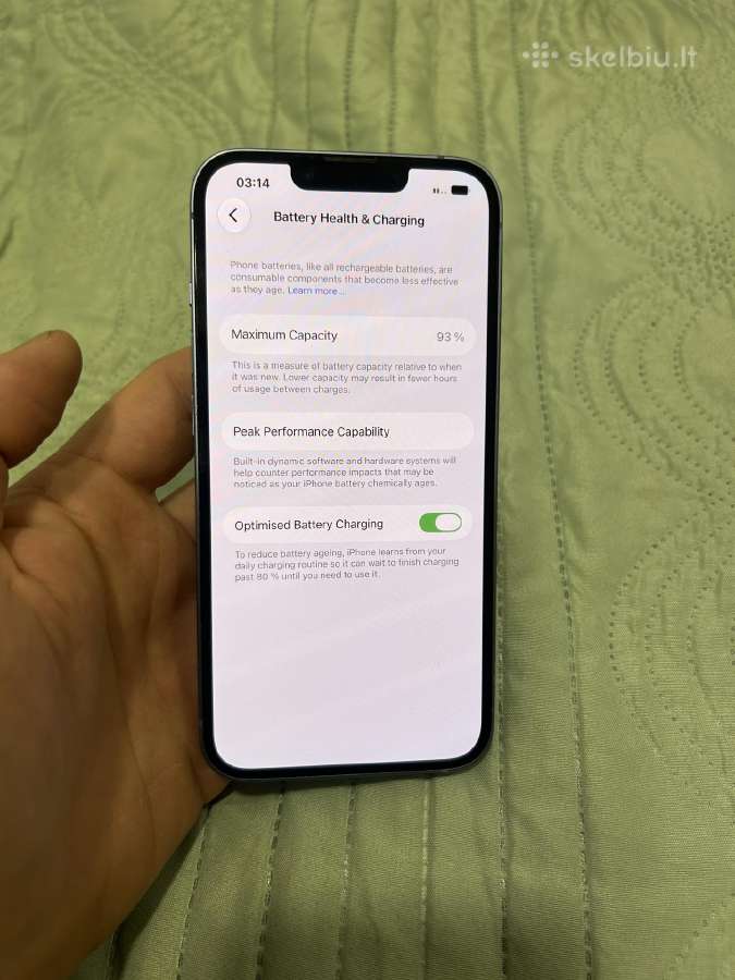 iPhone 14 128gb baterija 93 - nuotraukos Nr. 4
