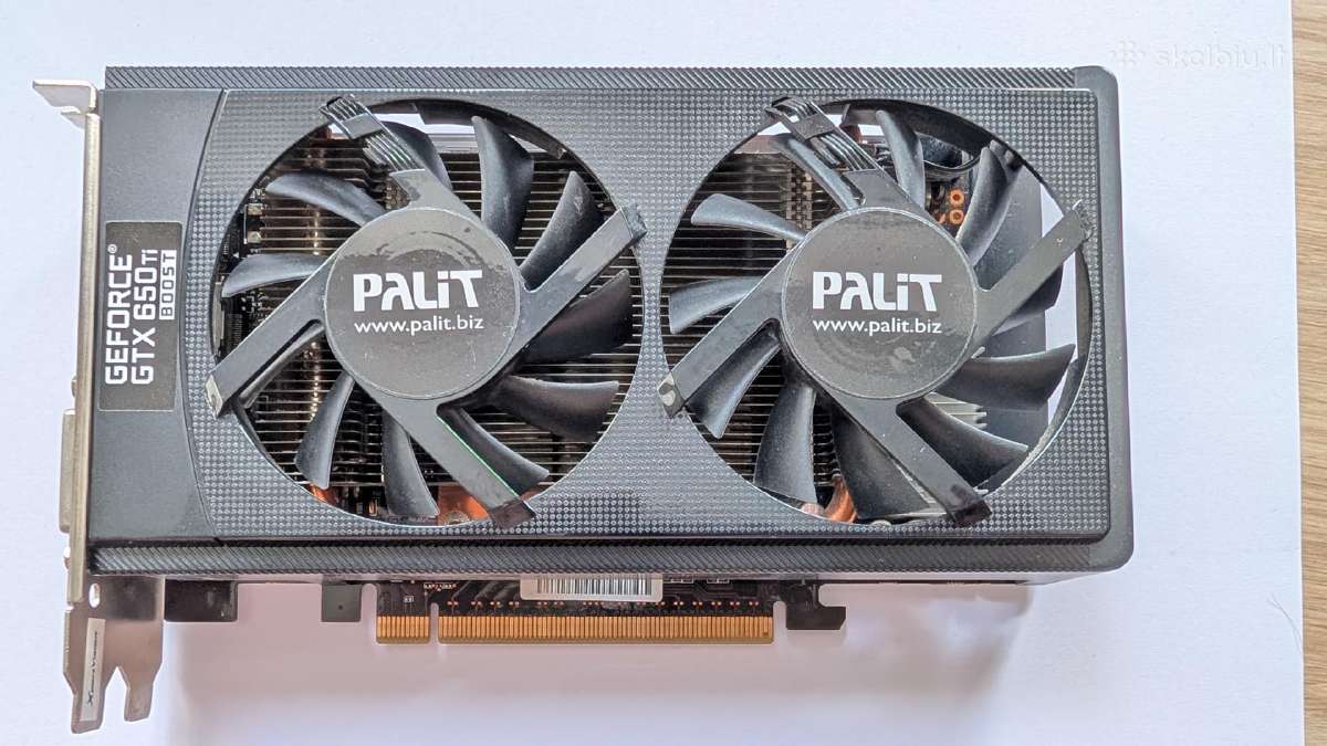 Palit Geforce Gtx650ti Boost 2gb Gdrr5 Plokštė - nuotraukos Nr. 4