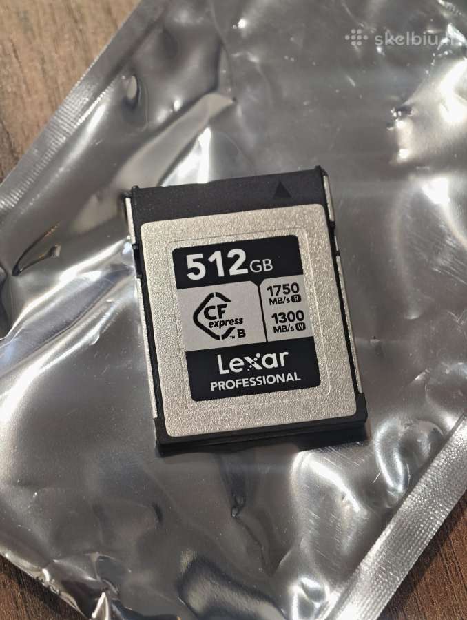 Lexar Pro Cfexpress type B 512gb - nuotraukos Nr. 2