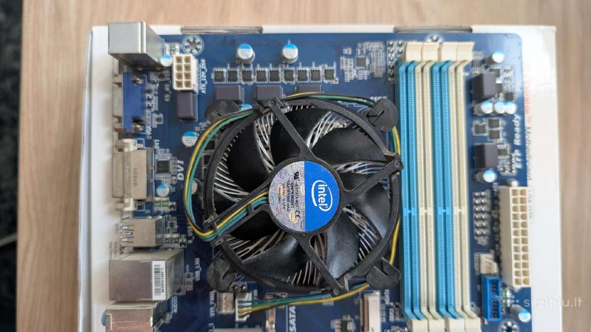 Gigabyte B75-d3v Plokšte + Intel Core I5-3470 Cpu - nuotraukos Nr. 6