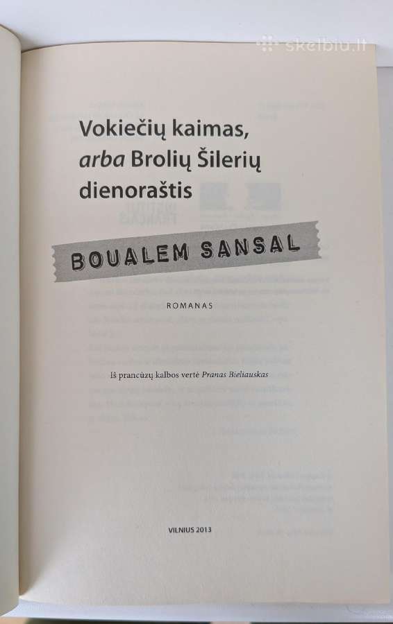 Vokiečių kaimas, arba Brolių Šilerių dienor - nuotraukos Nr. 5