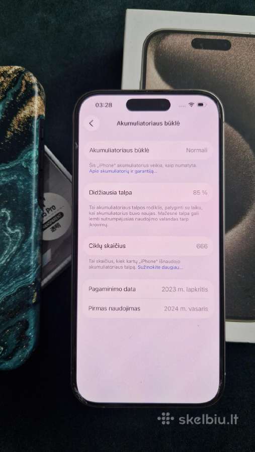 iPhone 15 Pro 256gb - nuotraukos Nr. 3
