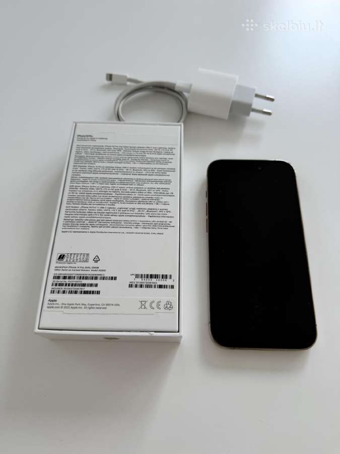 iPhone 14 Pro 256gb Puiki būklė - nuotraukos Nr. 4