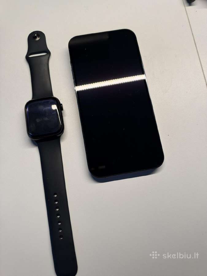 iPhone 14 pro max 256 GB su aaple watch 8 - nuotraukos Nr. 2