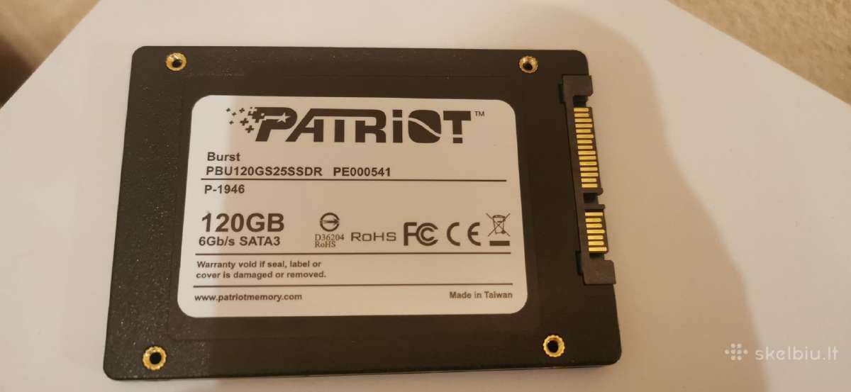 Patriot Burst Elite SSD 120 GB kietasis diskas - nuotraukos Nr. 2