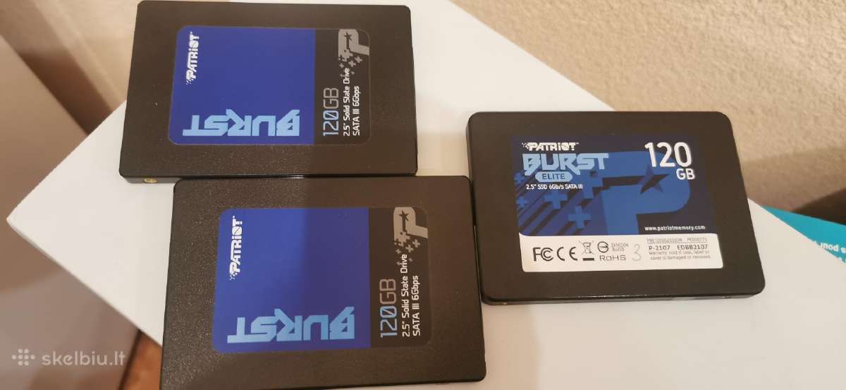Patriot Burst Elite SSD 120 GB kietasis diskas - nuotraukos Nr. 3