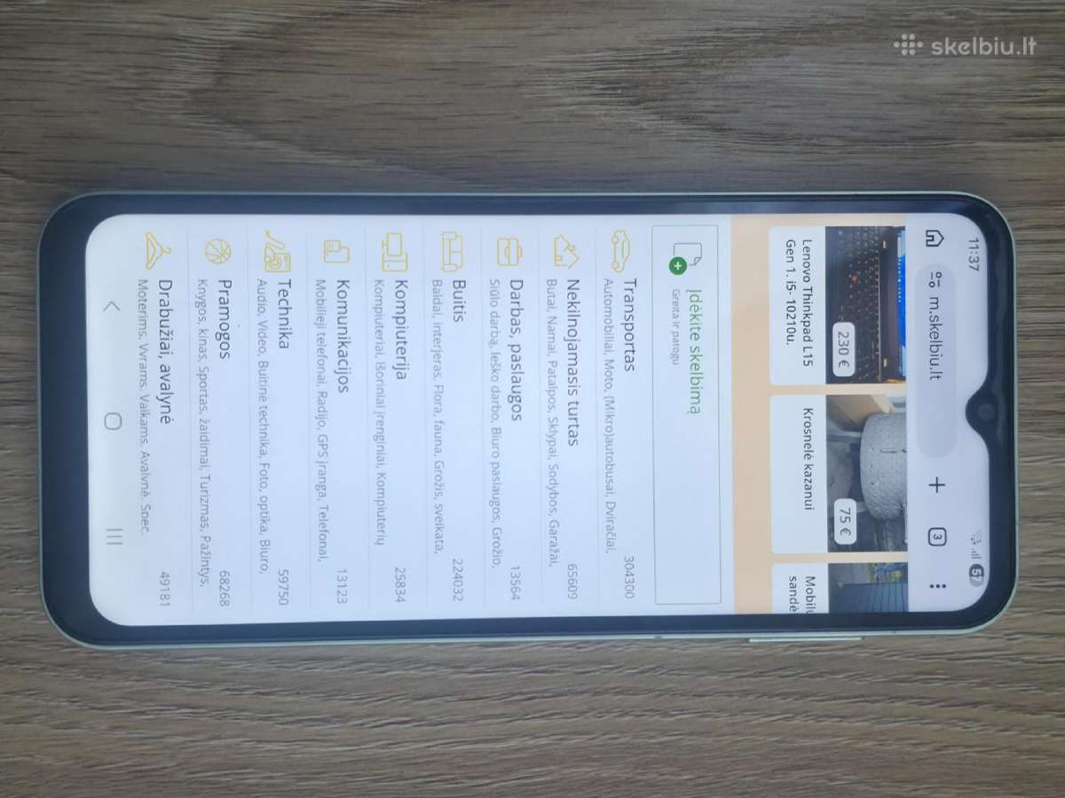 Samsung a14 + 6 deklai - nuotraukos Nr. 2