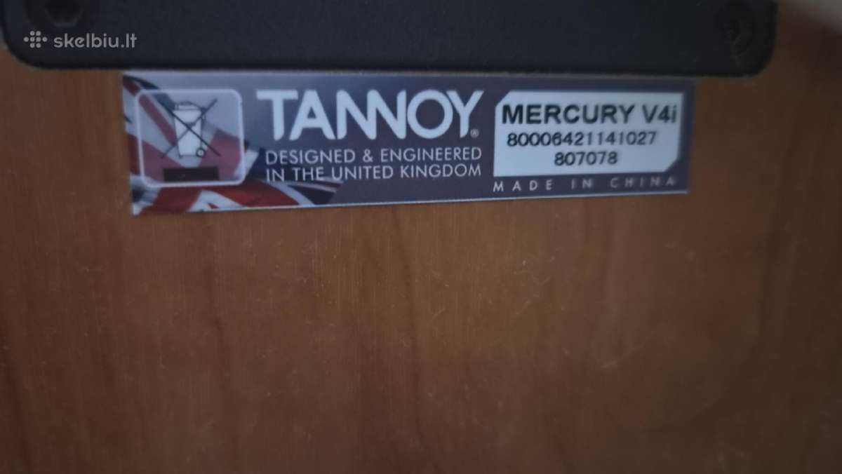 Kolonėlės Tannoy Mercury V4i - nuotraukos Nr. 4