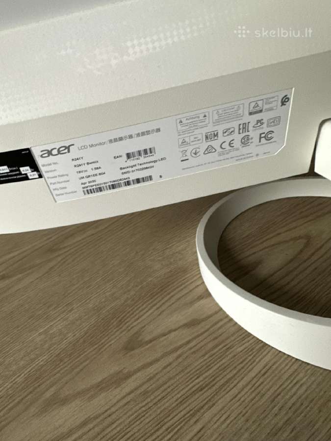Acer monitorius R241y - nuotraukos Nr. 4