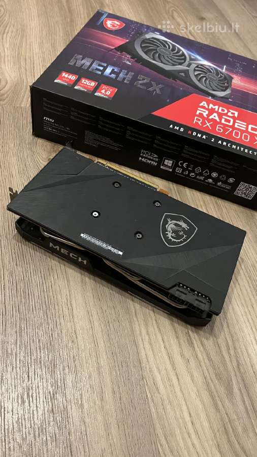Parduodu Radeon rx 6700 XT - nuotraukos Nr. 2