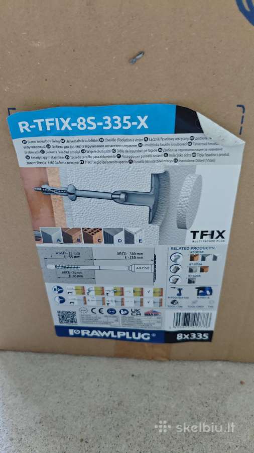 Smeigės fasadui - R-tfix-8s-335 - nuotraukos Nr. 2