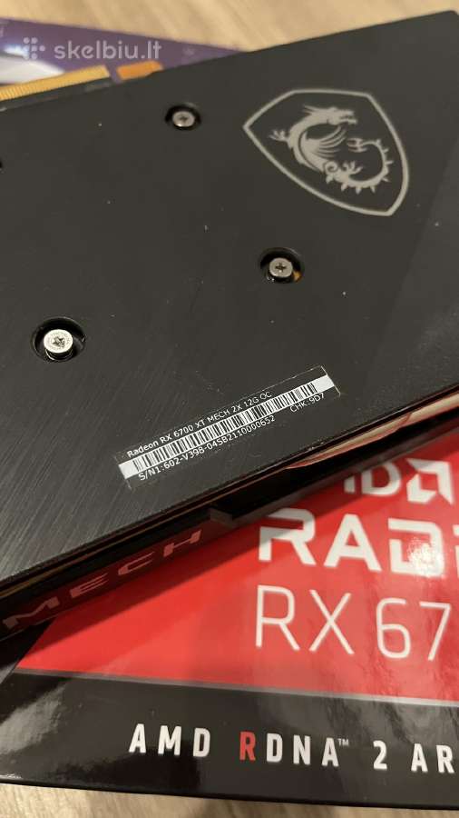 Parduodu Radeon rx 6700 XT - nuotraukos Nr. 6