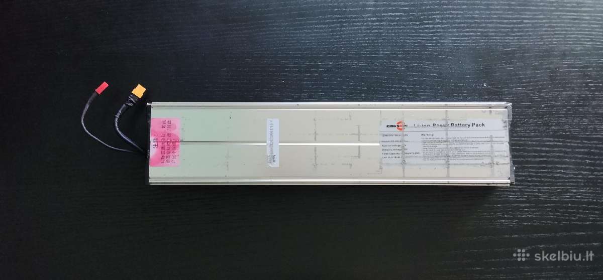 Elektrinio paspirtuko ličio jonų baterija - nuotraukos Nr. 2