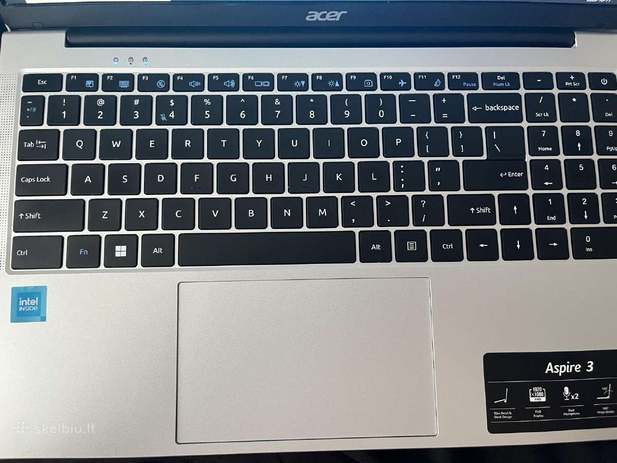 Parduodamas „Acer Aspire 3“ nešiojamas kompiuteri - nuotraukos Nr. 2