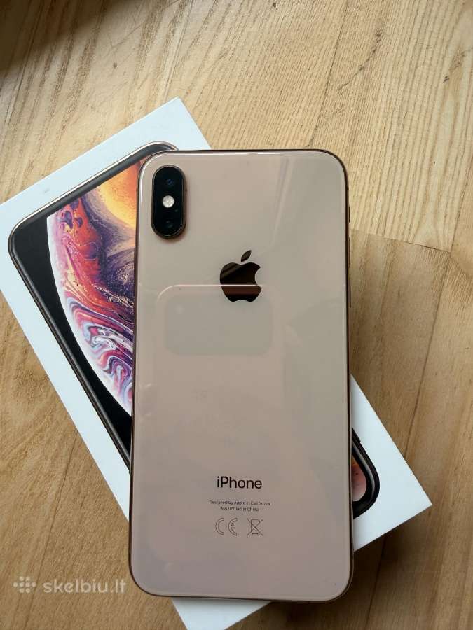 iPhone XS 64gb Gold - nuotraukos Nr. 3
