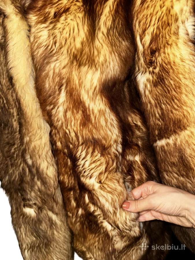 Ryškūs rusvai auksiniai kailiniai – S dydis - nuotraukos Nr. 3