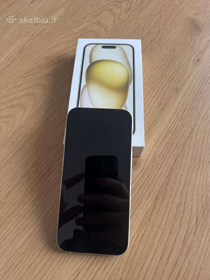 iPhone 15 128gb Yellow - nuotraukos Nr. 9
