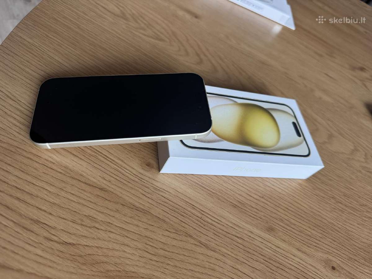 iPhone 15 128gb Yellow - nuotraukos Nr. 10