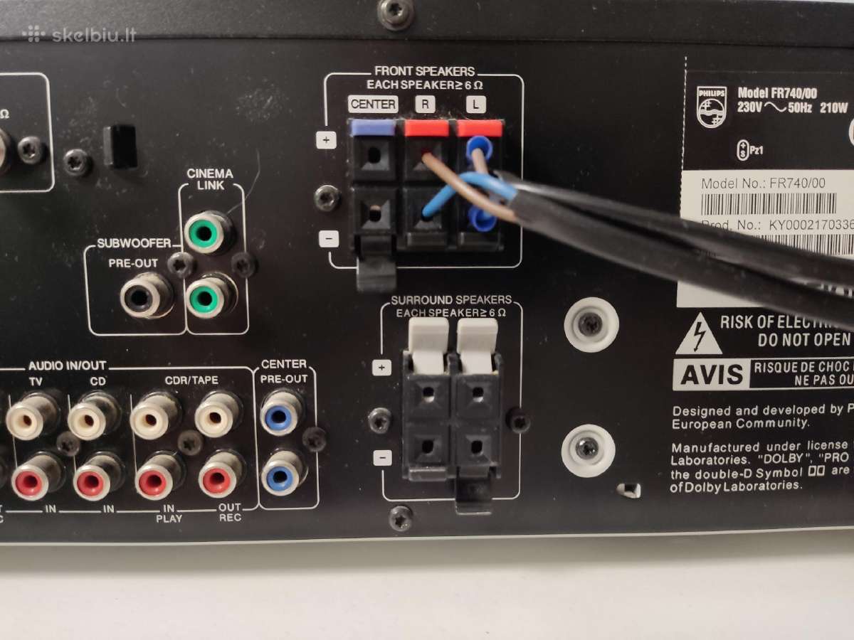 Philips resiveris su Kenwood kolonėlėmis - nuotraukos Nr. 9