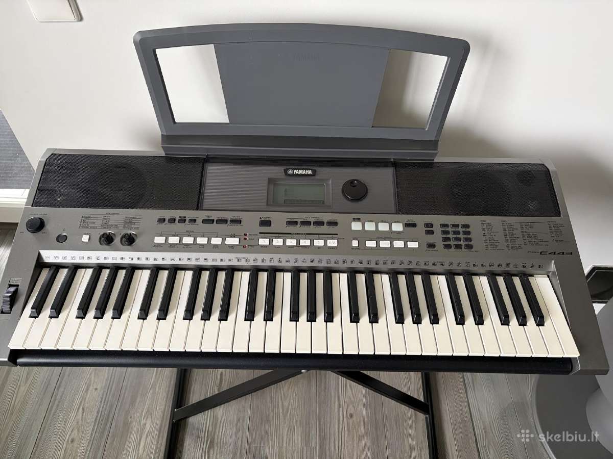 Mažai naudotas sintezatorius Yamaha Psr-e443 - nuotraukos Nr. 6