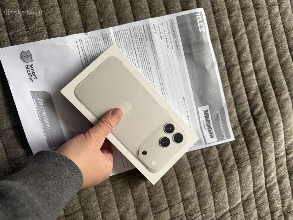 Apple iPhone 18 pro max 512 GB - nuotraukos Nr. 6