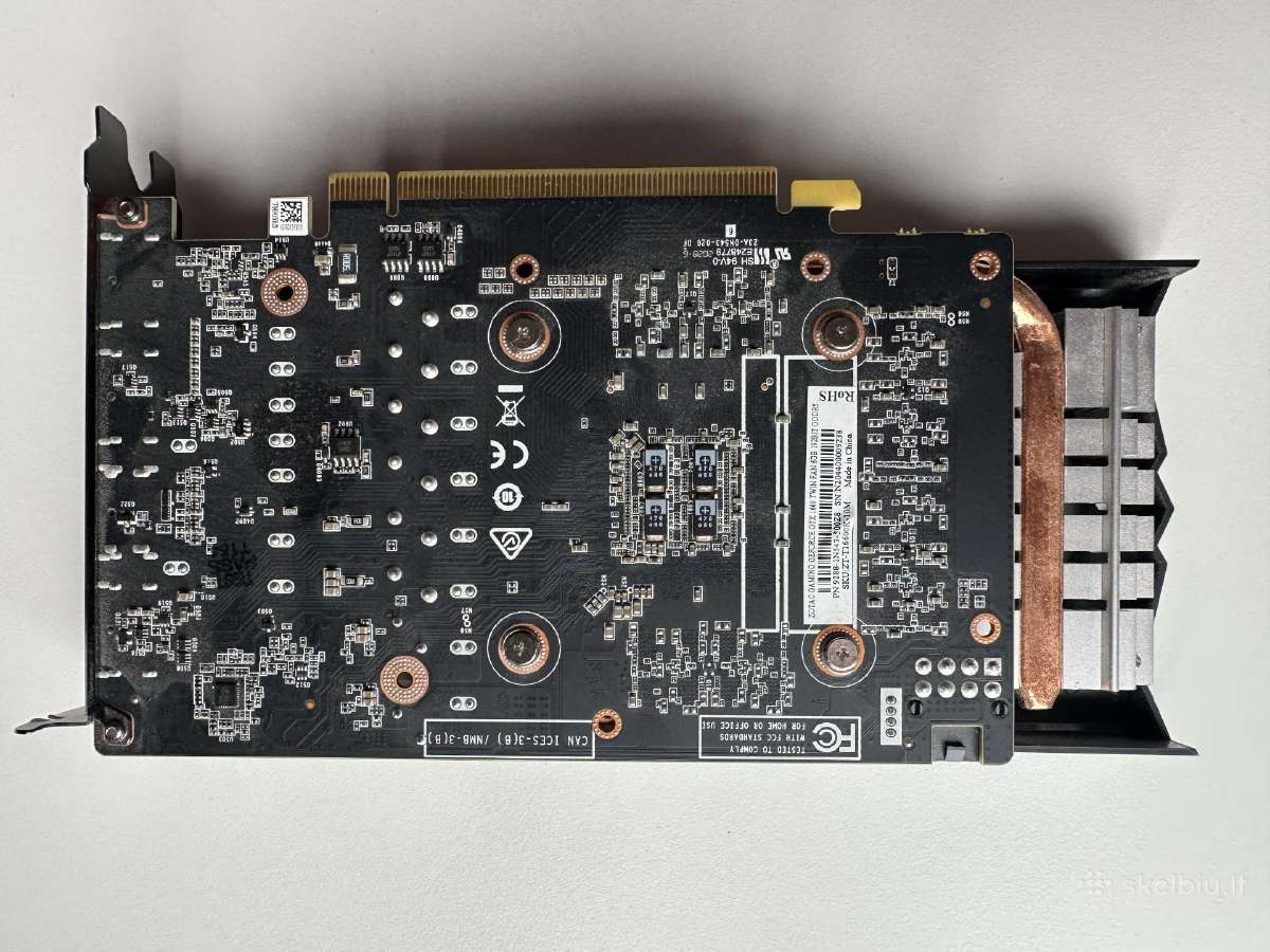 Nvidia Gtx 1660 6gb - nuotraukos Nr. 2