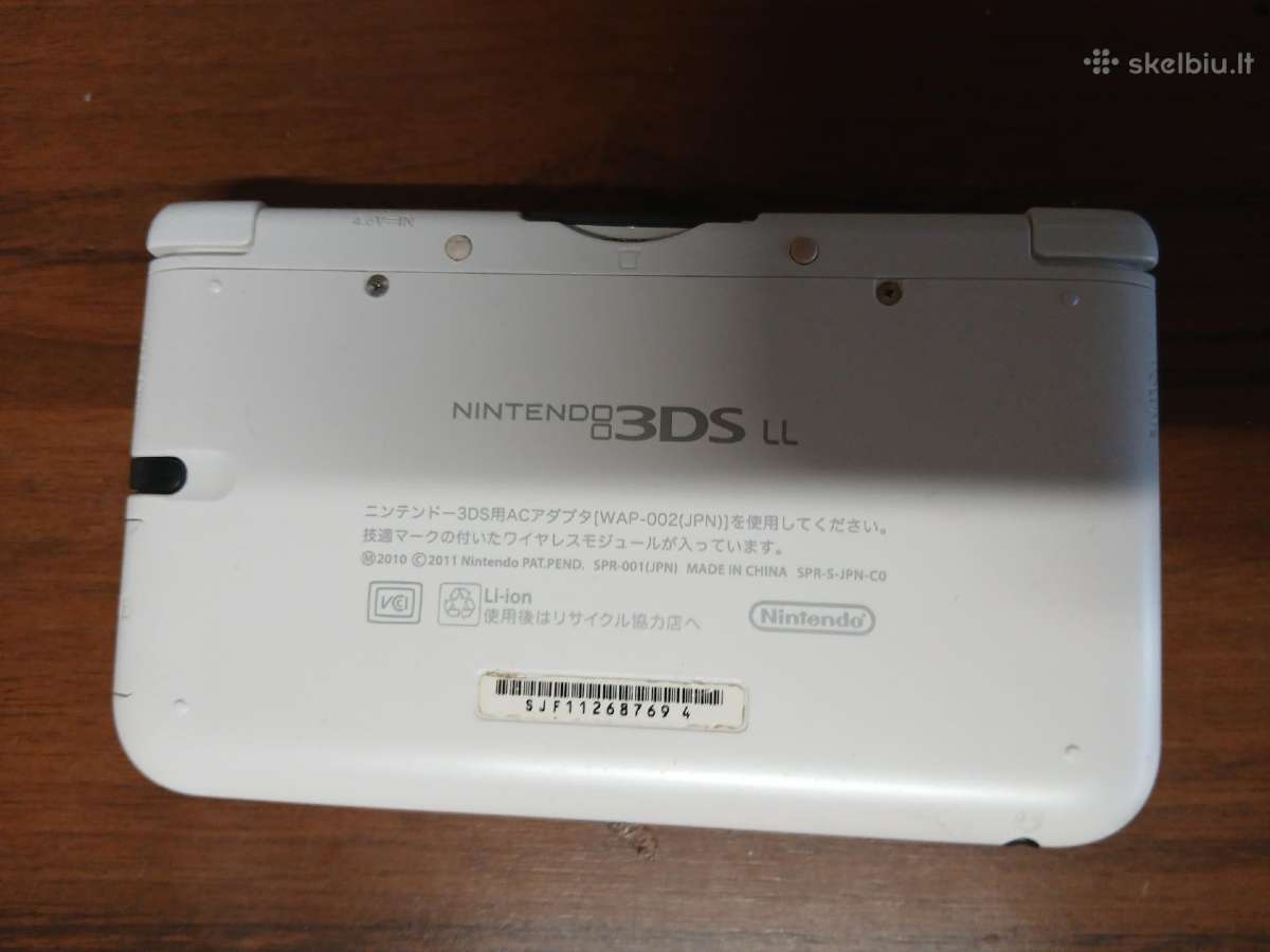 Baltas 3ds XL - nuotraukos Nr. 3